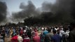 Thick Smoke Covers Gaza-Israel Border