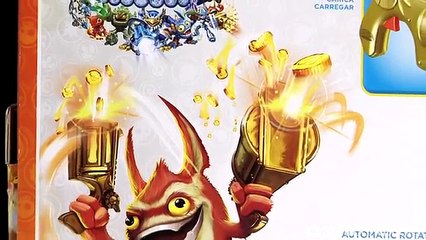 Skylanders TRIGGER HAPPY DART BLASTER - Toy Destruction!