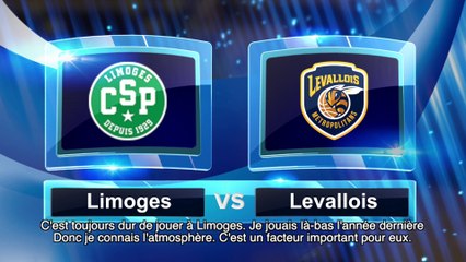 Avant match avec Klemen Prepelic, Limoges CSP - Levallois Metropolitans