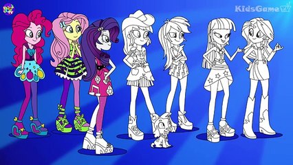 MLP Coloring Book - My Little Pony Equestria Girls Coloring - After Show