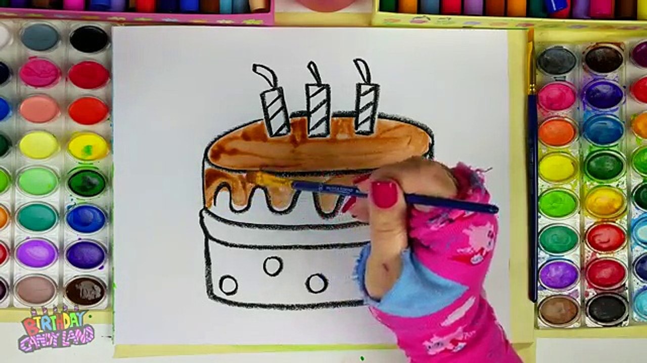 Çocuklar İçin Resim ve Boya Kalpleri Boyama Sayfasını Öğrenin