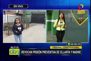 Penal de la Diroes: gran expectativa por liberación de expresidente Ollanta Humala