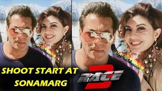 RACE 3 SONG - Salman (Sikandar) & Jacqueline (Jessica) - Sonamarg Shoot