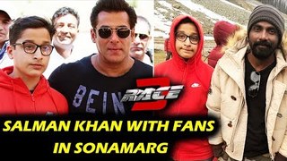 RACE 3 | Salman Khan & Remo With FANS At Sonamarg In Kashmir