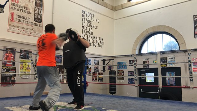 Préparation du gala de boxe d’Argentan