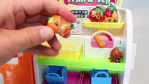 Shopkins Fruit Veg Market Shop Playset Toys 샾킨즈 후르츠샾 마트놀이 뽀로로 타요 폴리 장난감