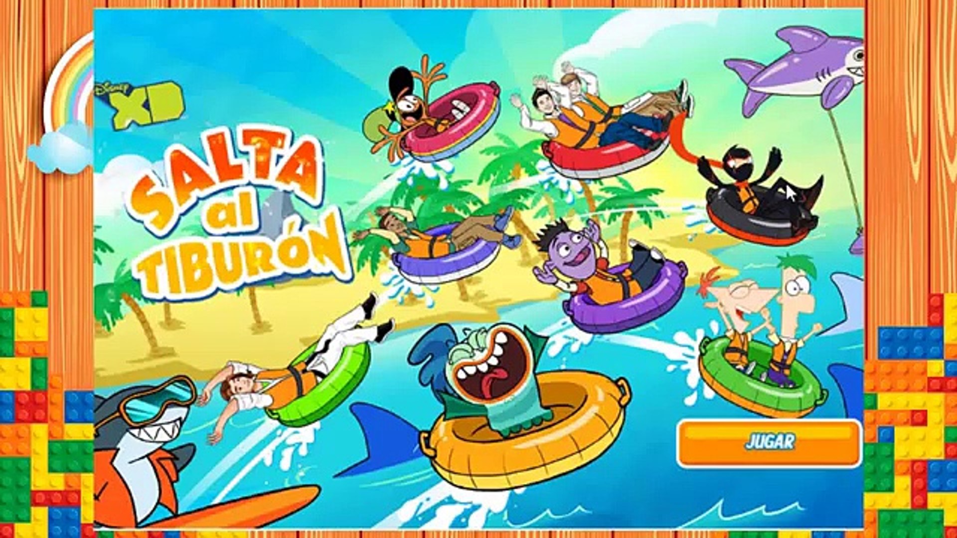 Disney XD Juegos, Juegos Disney Channel, Salta al Tiburon, juego Phineas y  Ferb - video Dailymotion