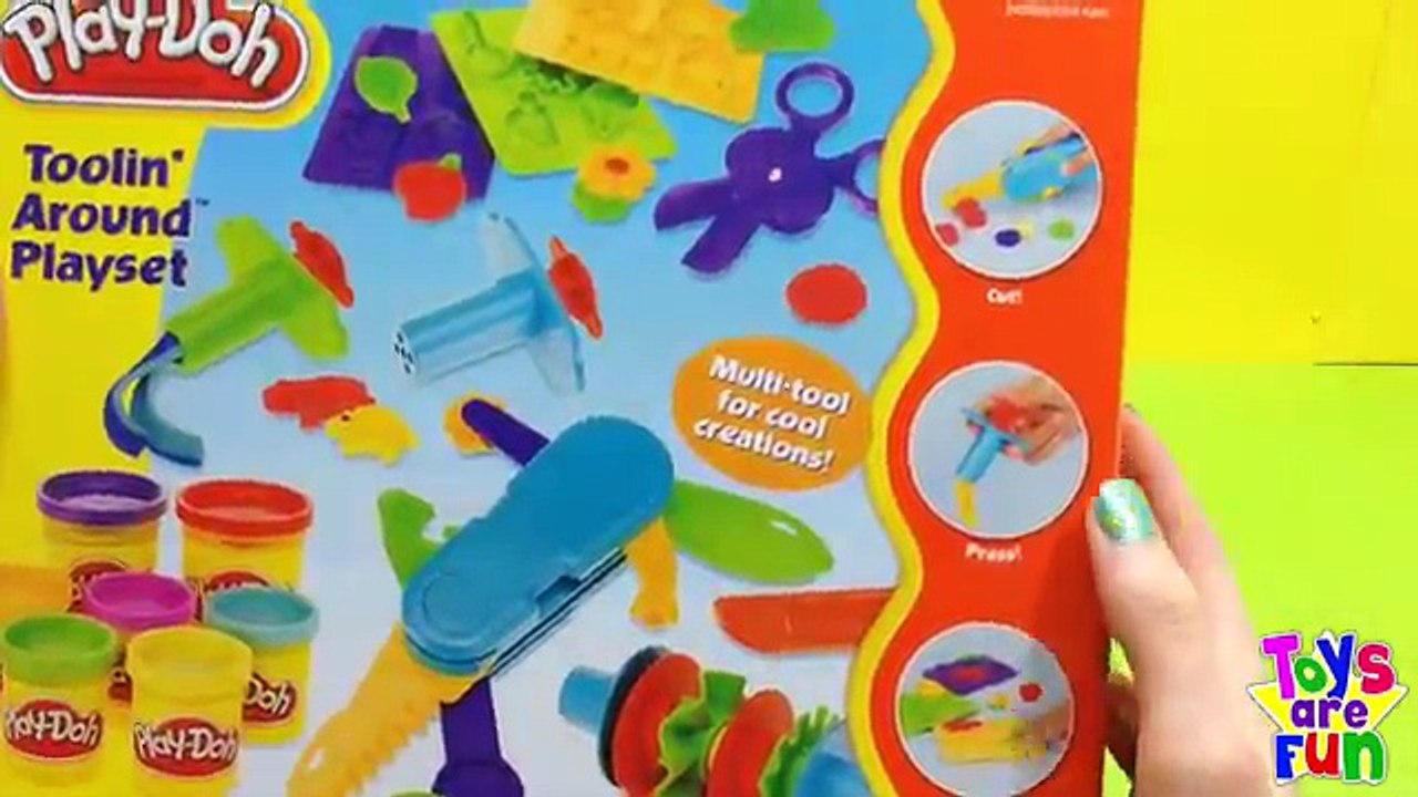Play Doh Toolin Around Creativity Set Handy Multi-tool, Unboxing Toys For Kids