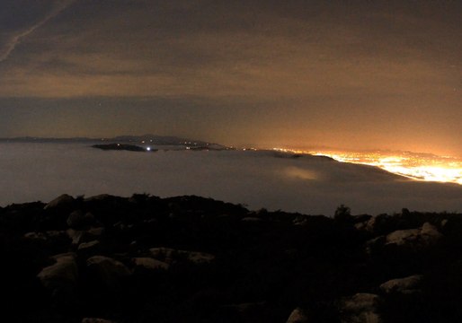 Timelapse Shows Low Clouds Blanketing California Highlands