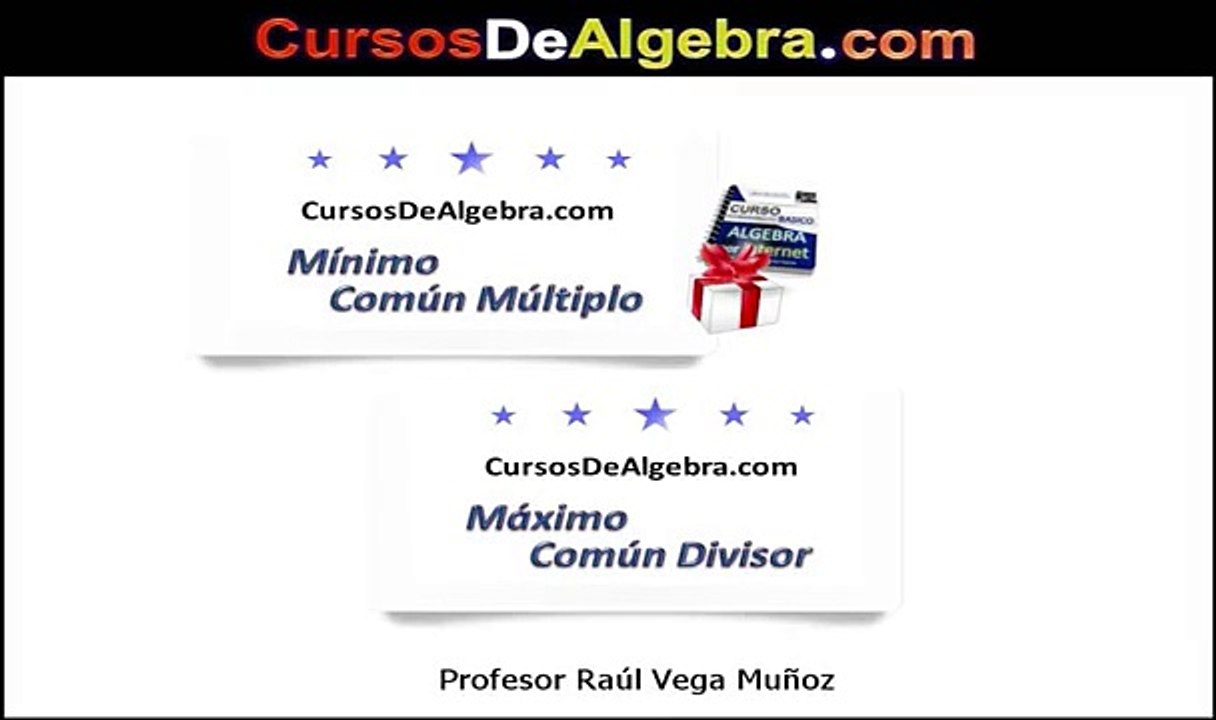 Maximo Comun Divisor y Minimo Comun Multiplo