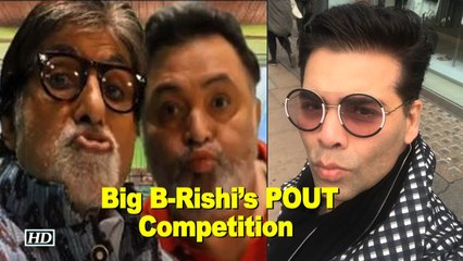 Pouting CLUB: Big B-Rishi’s POUT Competition with Karan Johar