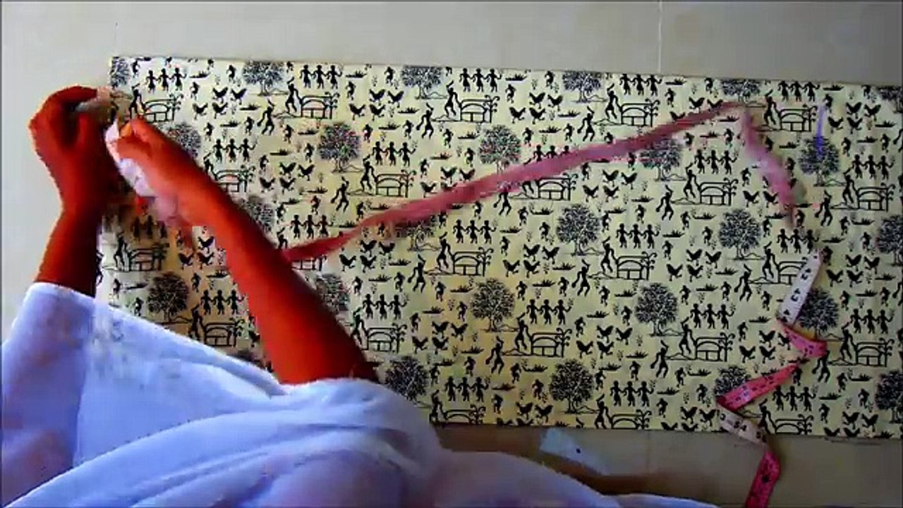 HOW TO CUT AND SEW FITTED A LINE DRESS WITH VELVET JACKET FROCK # 6