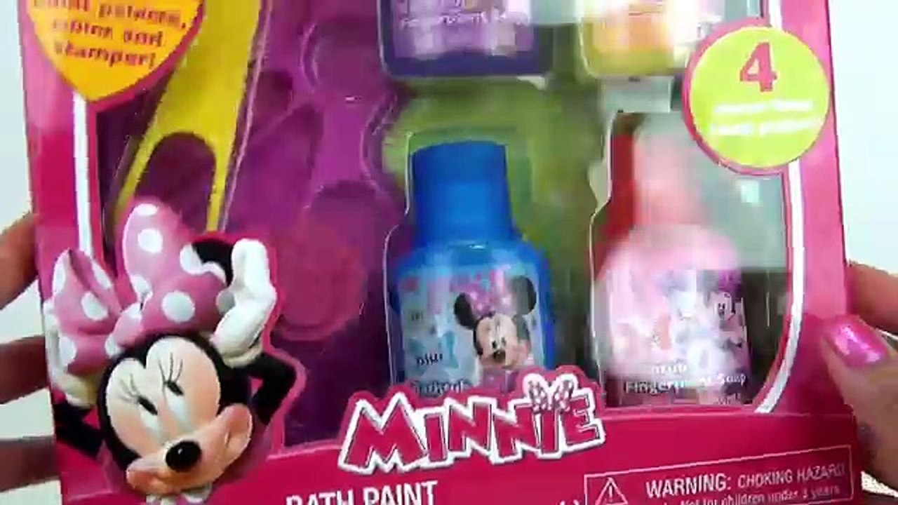 Minnie Mouse Bath Tub Paint Set with Toys and Orbeez | Toys Unlimited