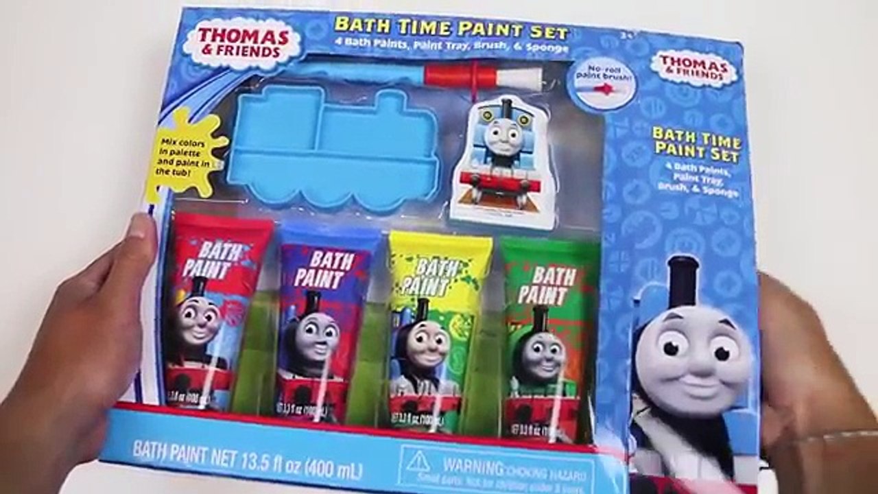 Minions Learn Colors with Thomas the Tank Bath Paints!