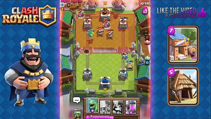 Clash Royale - Best Hut Spawner Deck with Goblin Hut, Barbarian Hut, Giant Skeleton Combo Strategy!