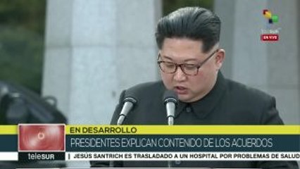 La dos Coreas acuerdan la desnuclearización y la paz en la península