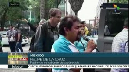 Marcha en México a 43 meses del caso Ayotzinapa