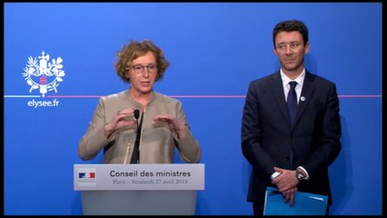 Compte rendu du Conseil des ministres du 27 avril 2018