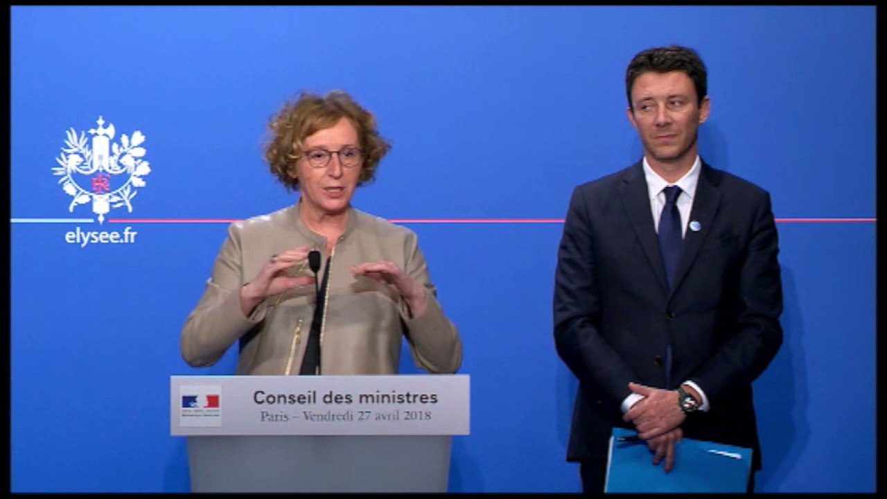 Compte rendu du Conseil des ministres du 27 avril 2018