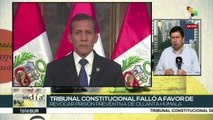 Perú: revoca Tribunal Constitucional prisión al expresidente Humala