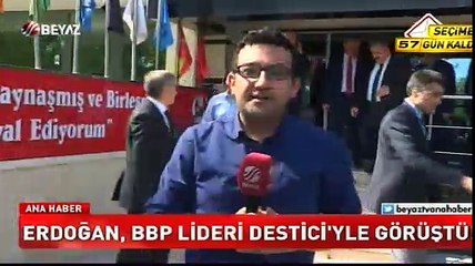 Cumhurbaşkanı Erdoğan, Mustafa Destici ile görüştü