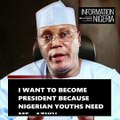 NIGERIAN YOUTHS NEED MY SERVICE - ATIKU ABUBAKAR