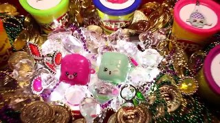 Season 5 SHOPKINS TOYS Play Doh Surprise Electric Glow, Petkins Backpack Blind Bags, Charms Videos
