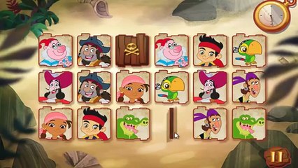 Jake y los Piratas de Nunca Jamas ►Juego de Memoria de Jake
