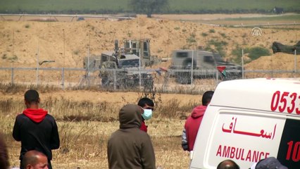 Gazze'de 'Büyük Dönüş Yürüyüşü'nde beşinci cuma (6) - HAN YUNUS