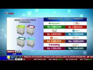 Perbandingan Harga e-Commerce: Mesin Cuci Polytron PWM9556CC
