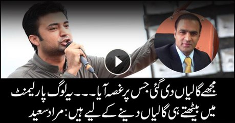 I got infuriated after I was verbally abused: Murad Saeed