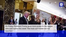 Trump Says Kanye West ‘Performed a Great Service to the Black Community’