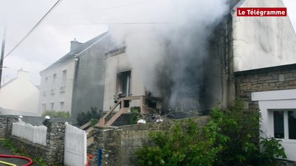 Quimperlé. Un pavillon ravagé par le feu