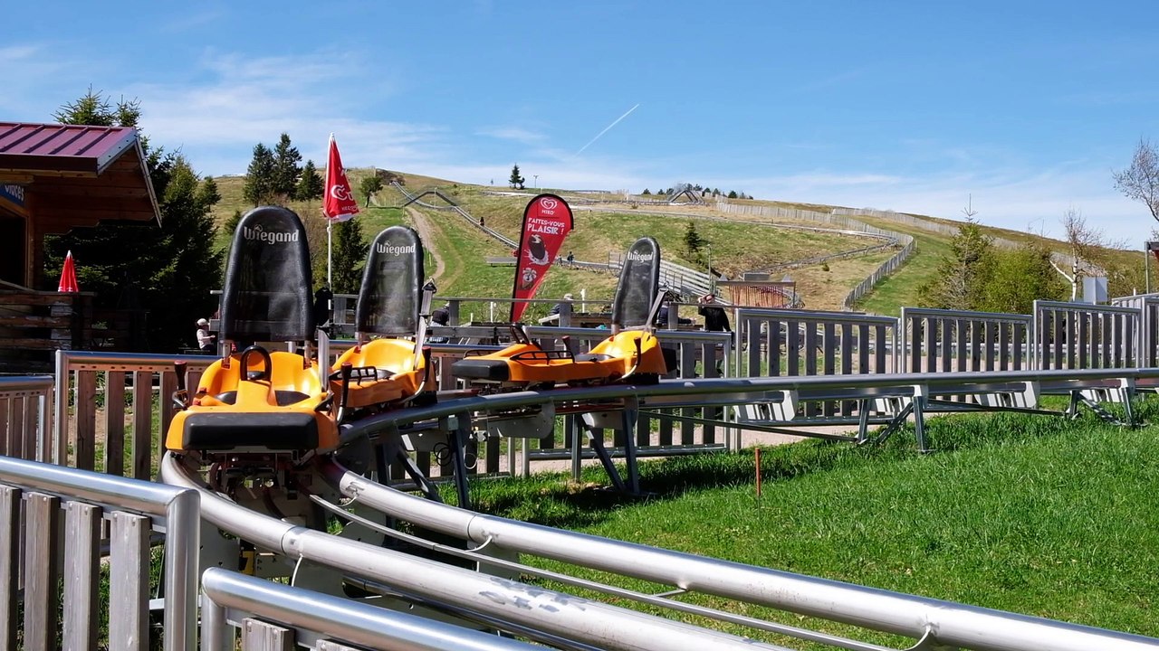 Luge d'été au Markstein : attention, ça glisse !
