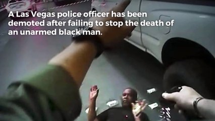 Las Vegas police sergeant demoted for failing to stop chokehold death