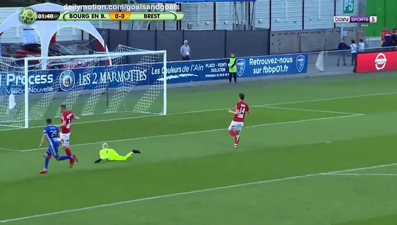 Yanis Merdji Goal HD - Bourg Peronnas 1 - 0 Brest - 27.04.2018 (Full Replay)