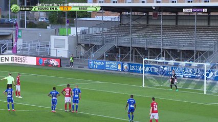 Gaetan Charbonnier penalty Goal HD - Bourg Peronnas 1 - 2 Brest - 27.04.2018 (Full Replay)