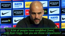 Guardiola challenges Sane to emulate Giggs