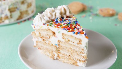 This Oreo Funfetti Icebox Cake Tastes Too Good To Be True