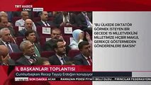 Cumhurbaşkanı Recep Tayyip Erdoğan Ak Parti il Başkanları Toplantısı Konuşması 27 Nisan 2018
