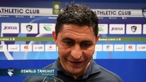 Après HAC - AC Ajaccio (2-0), réaction d'Oswald Tanchot