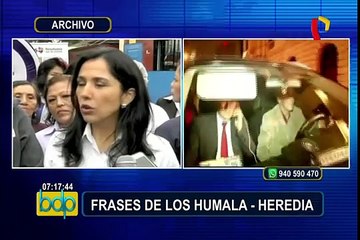 Las frases de los Humala - Heredia durante su proceso judicial