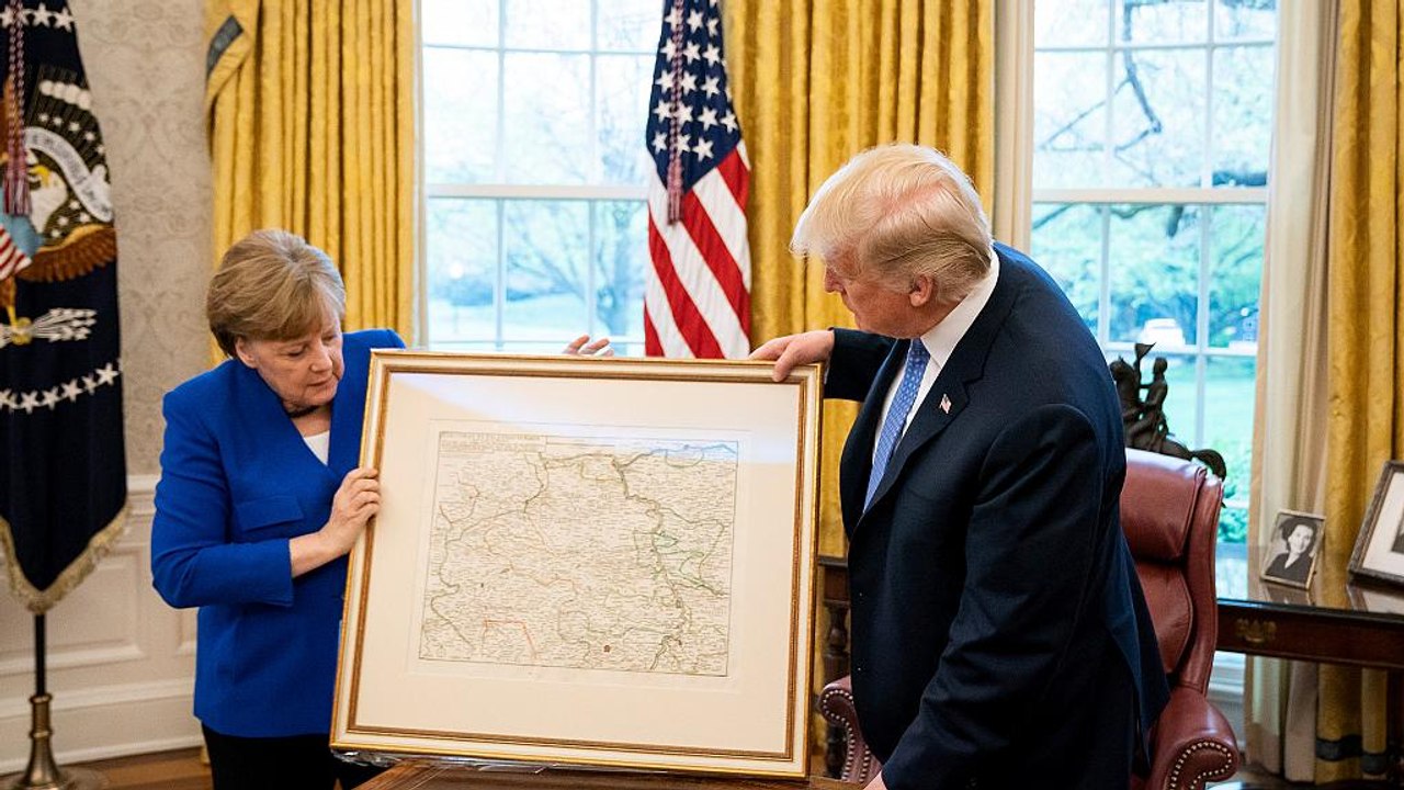 Visite tendue d'Angela Merkel à Donald Trump