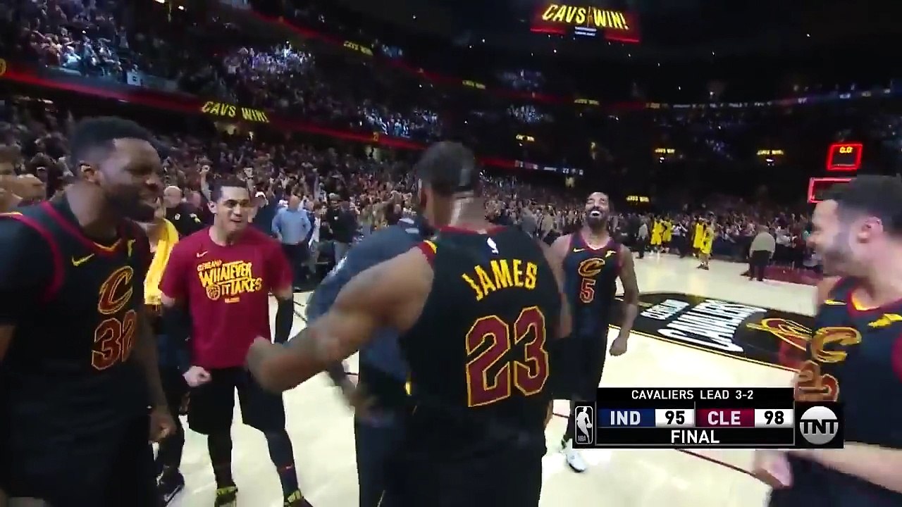 LeBron James GAME WINNING Buzzer Beater vs Pacers - Cavaliers vs Pacers Game 5