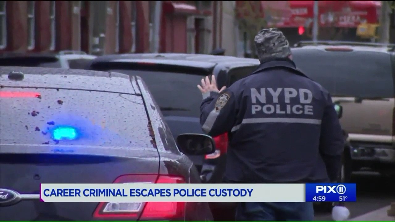 Career Criminal Escapes Police Custody in New York City