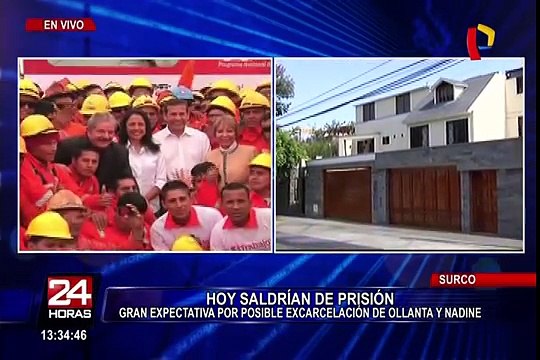 Ollanta Humala y Nadine Heredia dejarían la cárcel en las próximas horas