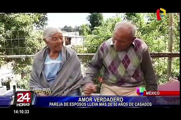 Ellos llevan más de 80 años de casados y cuentan su secreto