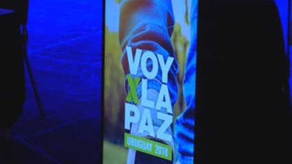Diferentes figuras hispanas participan en la Conferencia "Voy X Por La Paz" de Montevideo