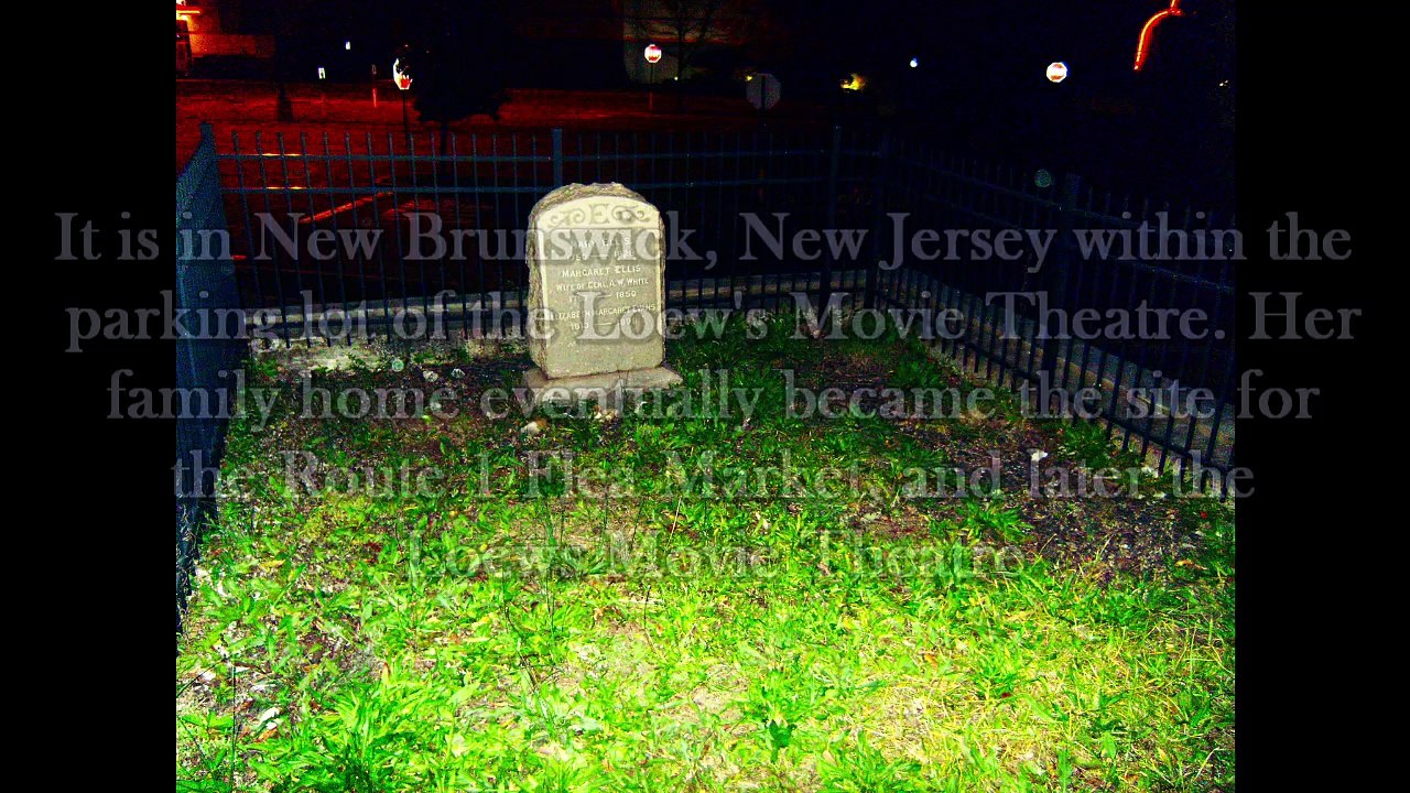 THE MARY ELLIS GRAVE  New Brunswick, New Jersey (Axis Video)