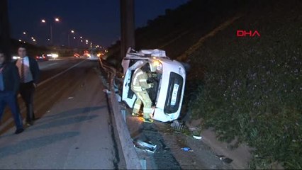 Tem Otoyolunda Kaza: 1 Ölü, 2 Yaralı